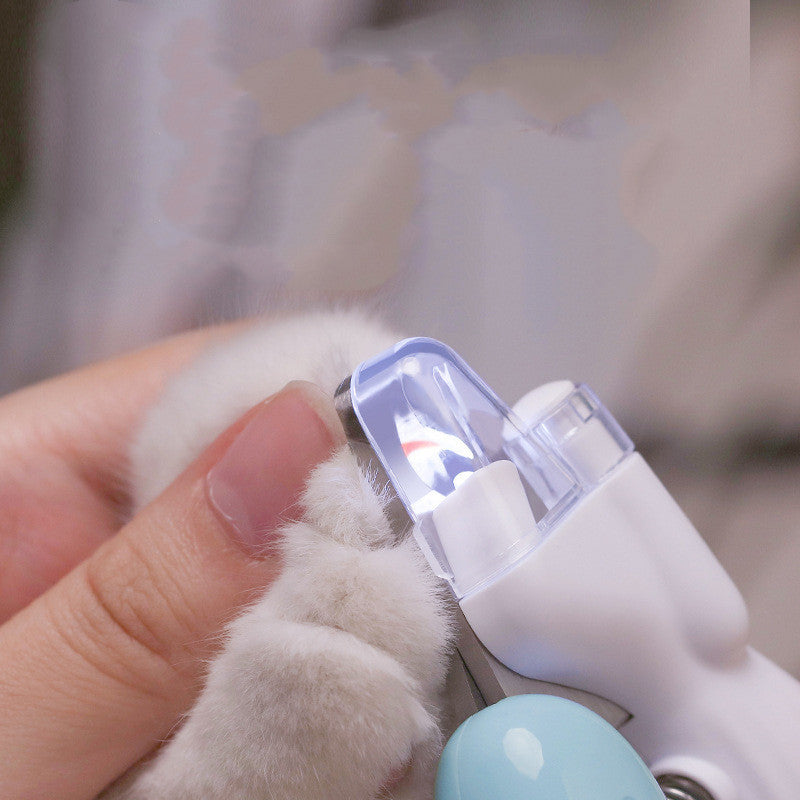 Pet Nail Clippers with LED Light & Electric Nail Grinder