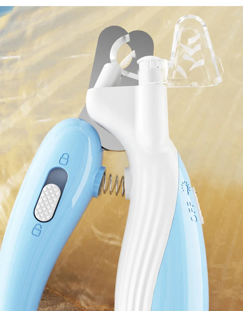 Pet Nail Clippers with LED Light & Electric Nail Grinder