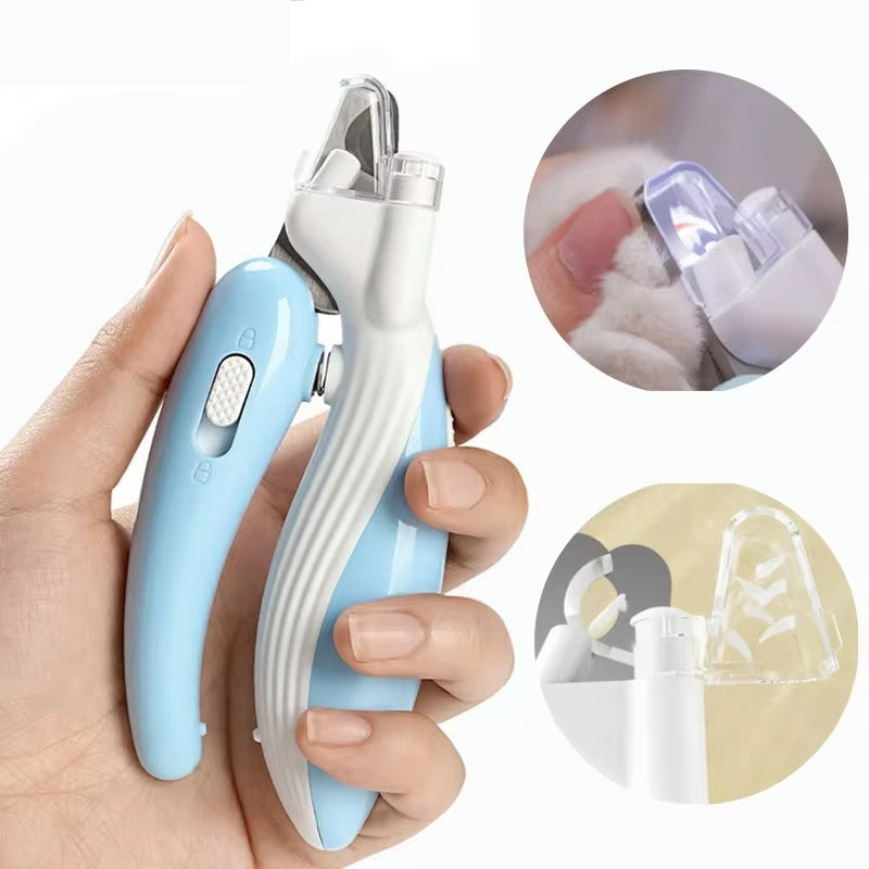 Pet Nail Clippers with LED Light & Electric Nail Grinder